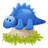 Dino blue Icon